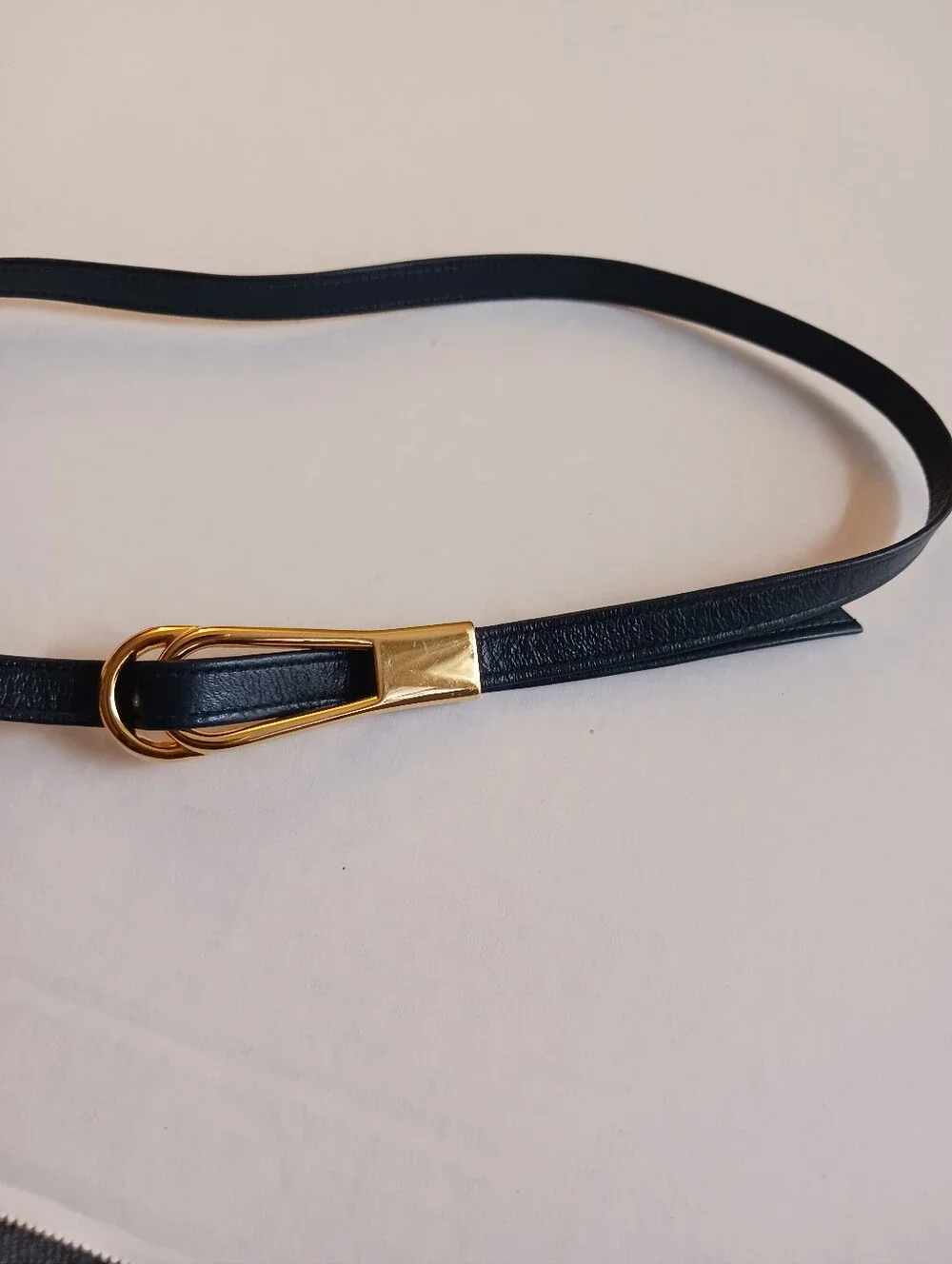 Morris Moskowitz Vintage Leather Belt , Or Belt Part Striking Buckle #8542 M